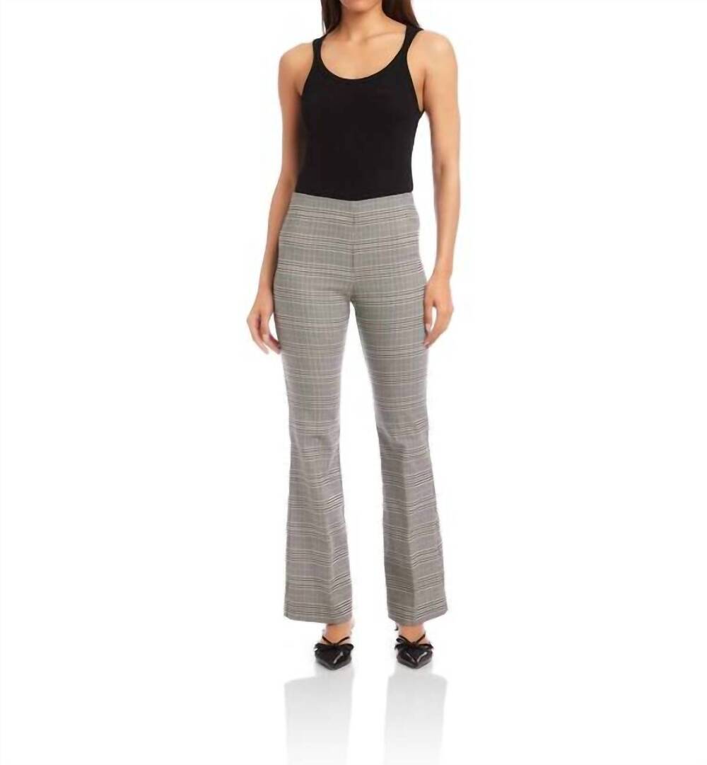 NEW FIFTEEN TWENTY ellie bootcut pants in plaid